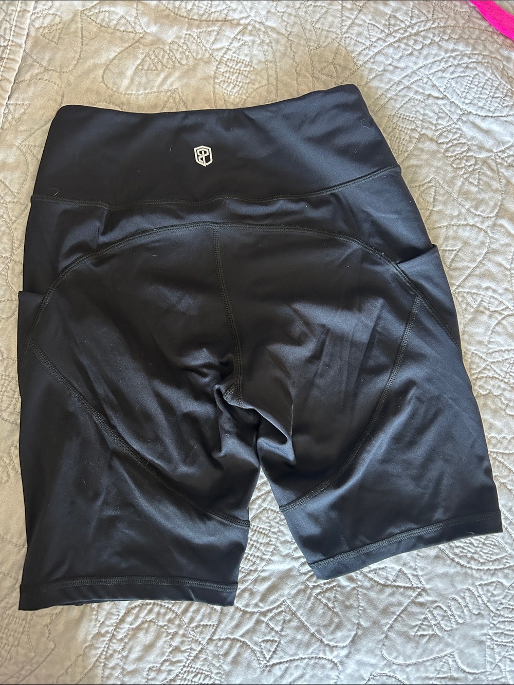 Born primitive Black High-Waist Women’s Bike Shorts with Padded Seat